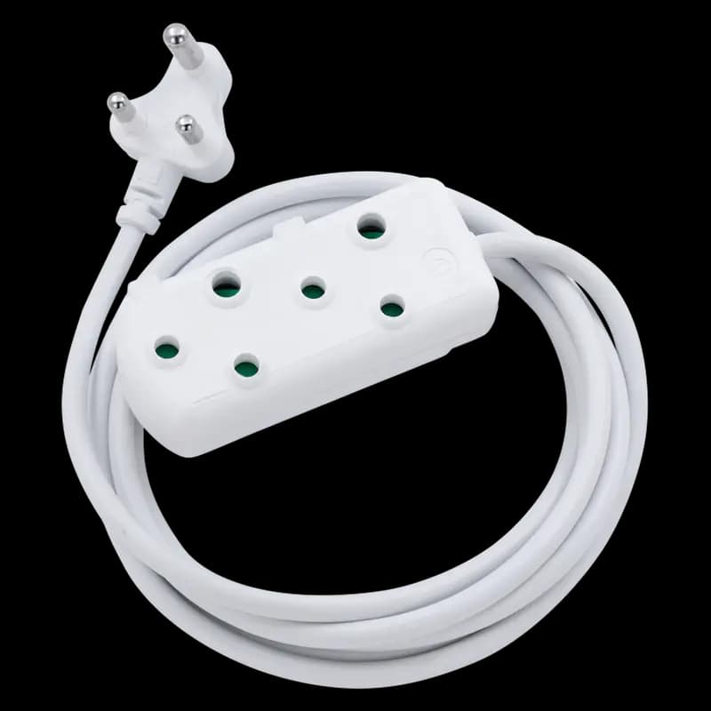 Switched Heavy-Duty Side-by-Side (SBS) Extension Leads 10m - WT