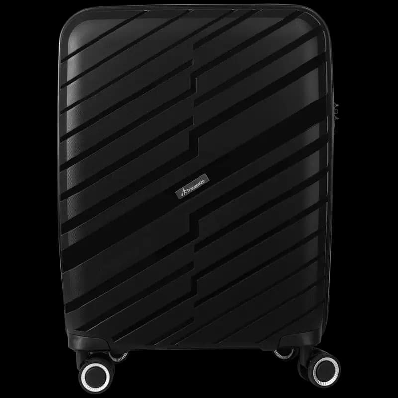 Travelwize Java PP 4-Wheel Spinner 55cm Luggage - Black