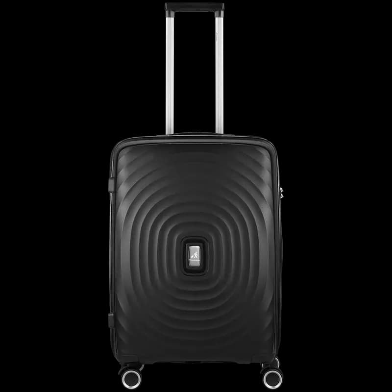 Travelwize Ripple PP 4-Wheel Spinner 65cm Luggage - Black