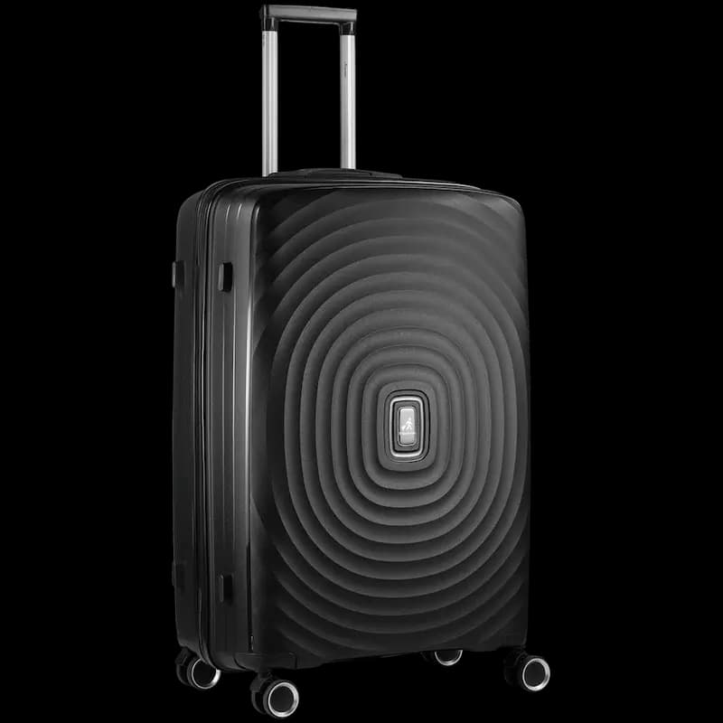 Travelwize Ripple PP 4-Wheel Spinner 75cm Luggage - Black