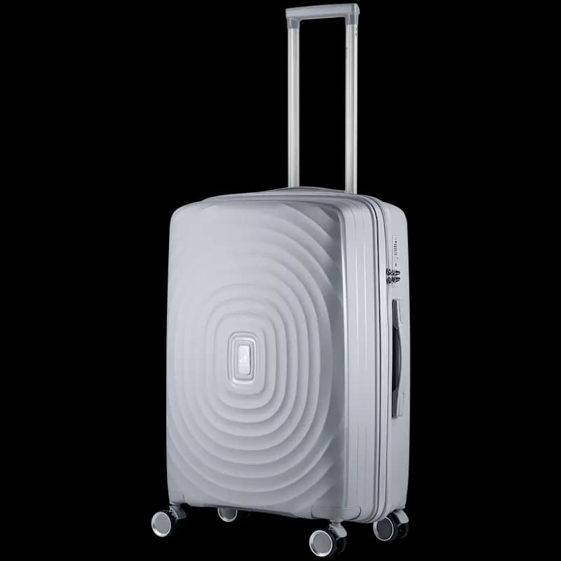 Travelwize Ripple PP 4-Wheel Spinner 65cm Luggage - Platinum