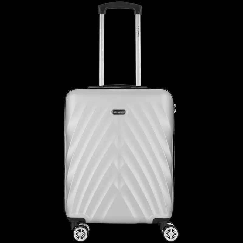 Travelwize Terra ABS 67cm 4-Wheel Spinner Luggage - Silver