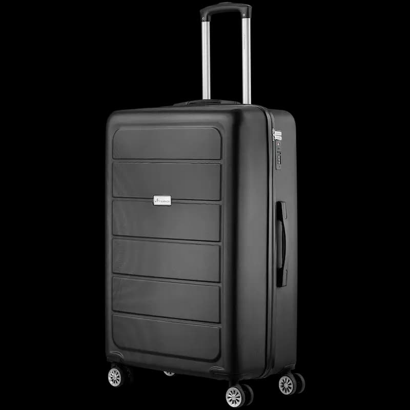 Travelwize Maple ABS 75cm 4-Wheel Spinner Luggage - Black