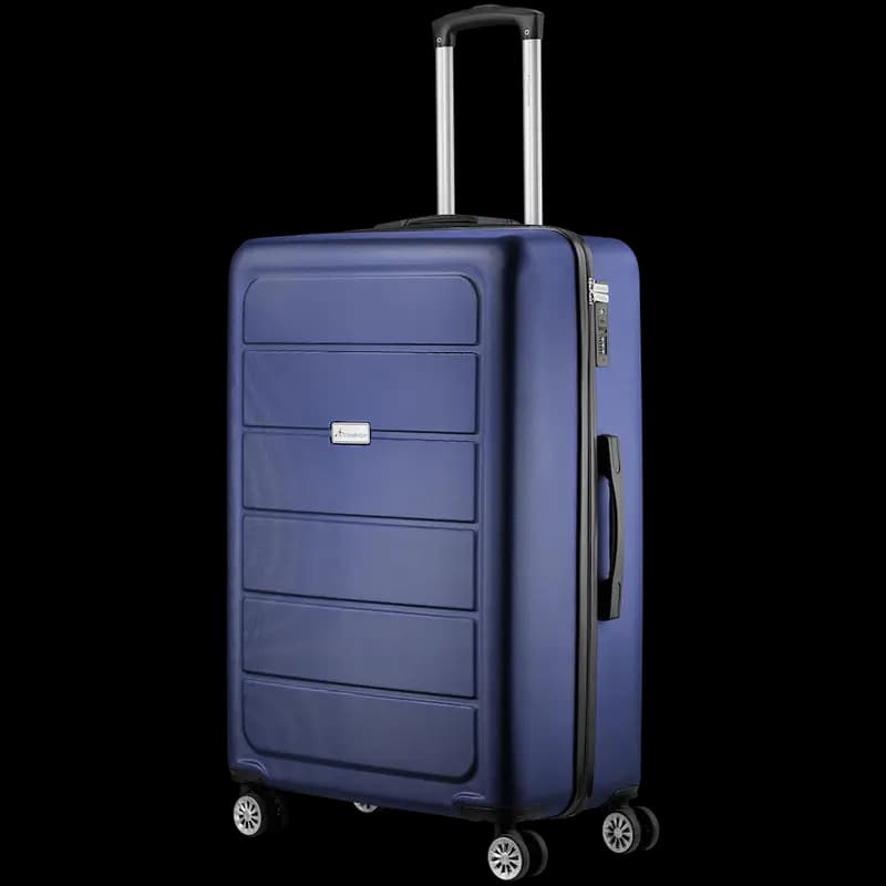 Travelwize Maple ABS 75cm 4-Wheel Spinner Luggage - Navy