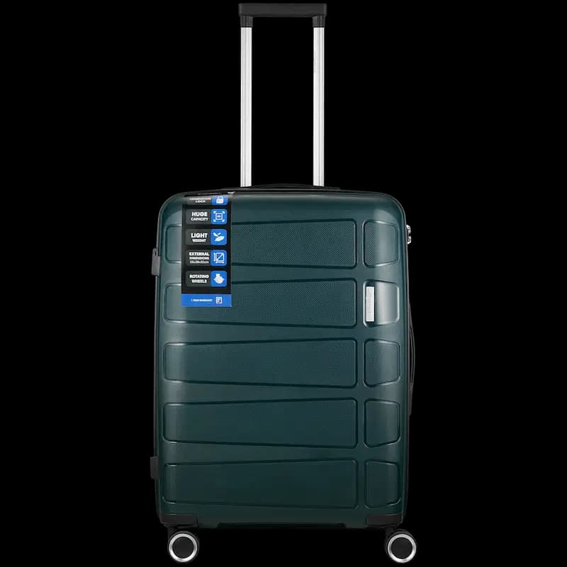 Travelwize Tourer PP 65cm 4-wheel Spinner Luggage Petrol