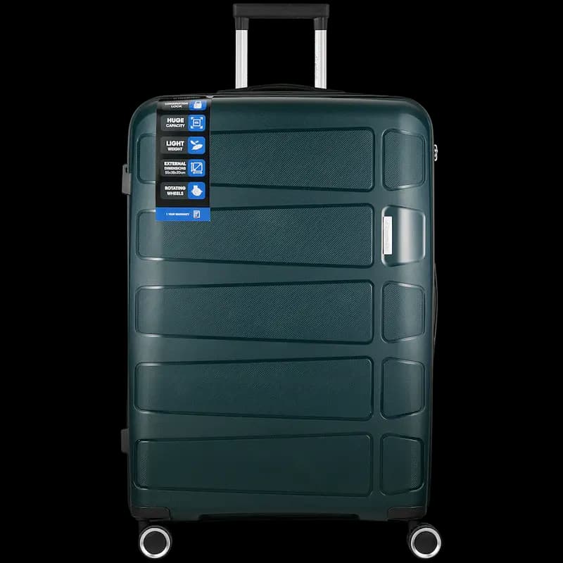 Travelwize Tourer PP 75cm 4-wheel Spinner Luggage Petrol