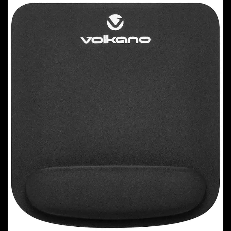 Volkano Rest Series Gel Mousepad - Black