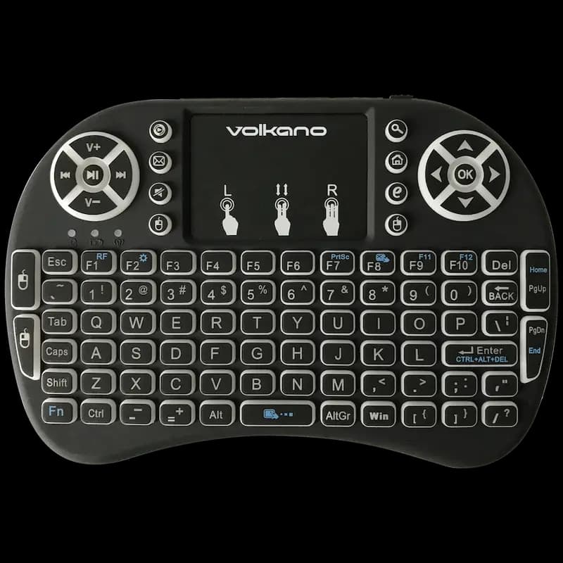 Volkano Control Series Smart TV Remote Control Keyboard and Trackpad