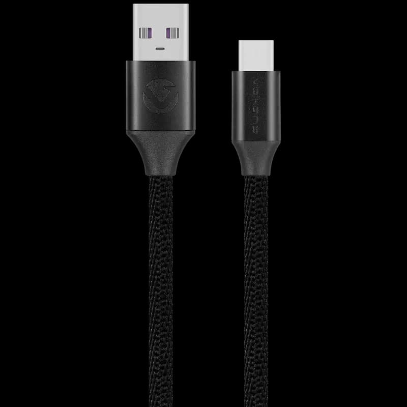 Volkano Weave Series Braided Type-C Cable 3m 30w - Black