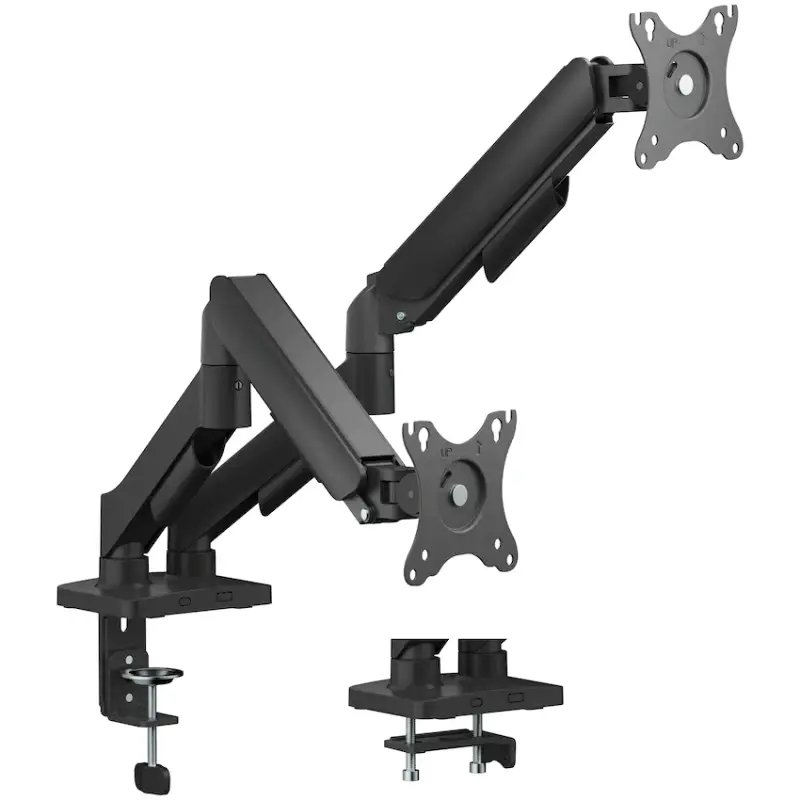 Volkano Steel Series Full Motion Dual Monitor Desk Mount 17" - 32"