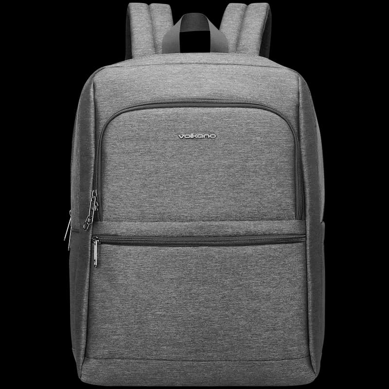 Volkano Pulse 15.6" Laptop Backpack - Charcoal