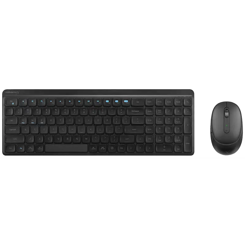 VolkanoX Scorch Bluetooth Wireless Keyboard and Mouse Combo - Graphite