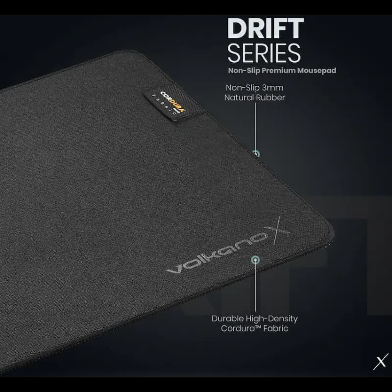 VolkanoX Drift Series Non-slip Premium Mousepad