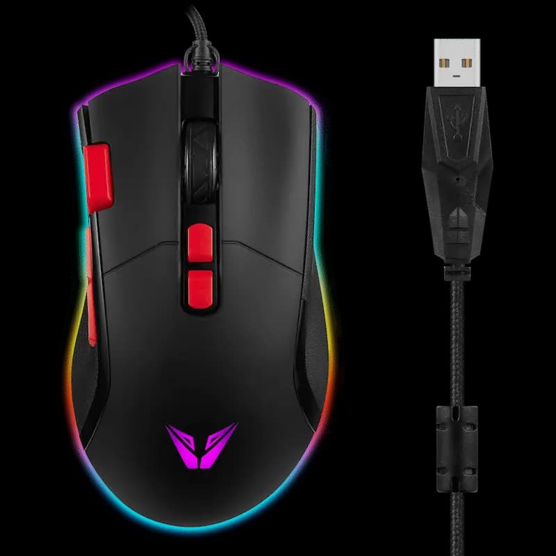 VX Gaming Morpheus Series Wired RGB Mouse with Braided Cable