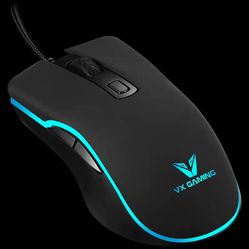 VX Gaming Hypnos Series Gaming Mouse with Rainbow Lighting
